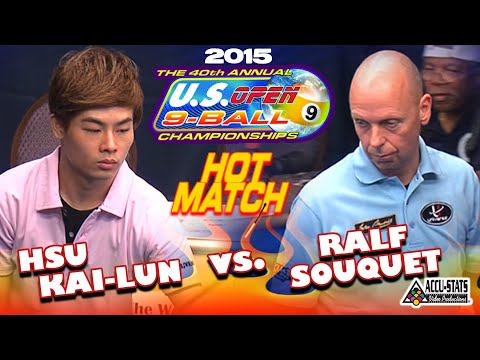 9-BALL: Hsu KAI-LUN vs Ralf SOUQUET - 40TH U.S. OPEN 9-BALL CHAMPIONSHIPS 2015