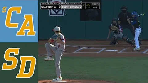 California vs South Dakota (GAVIN WEIR NO HITTER!) | LLWS Winners Bracket | 2021 LLWS Highlights