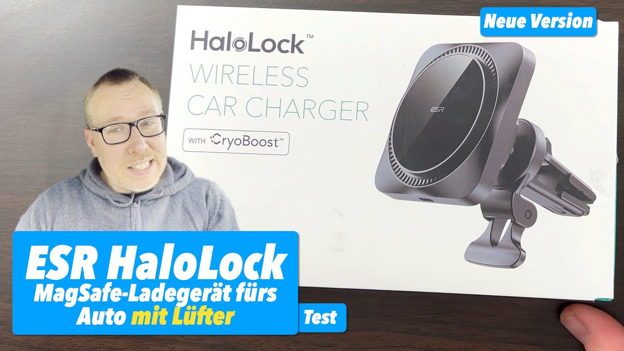 Was bringt der Lüfter? Der NEUE ESR HaloLock MagSafe Car Charger mit  CryoBoost im Test 