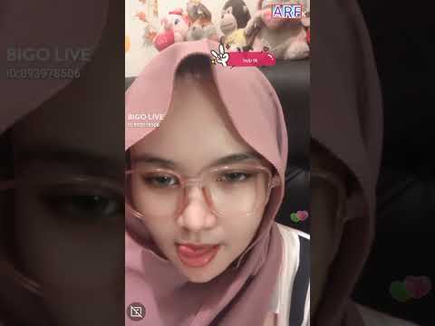 hijab cantik terbaru asia jilbab bigo live main lidah