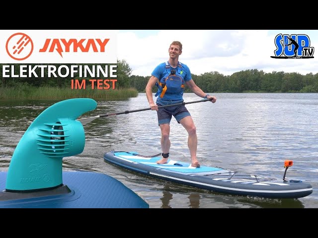 JayKay Elektrofinne im Test (2022): Mit dieser E-Finne wird jedes SUP-Board  zum E-SUP ↯ 🔌 🔋 - YouTube