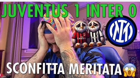 VERGOGNAMOCI‼️ JUVENTUS INTER 1-0😱UN SECONDO TEMPO RIDICOLO! LA JUVE VINCE MERITATAMENTE E NOI ZITTI