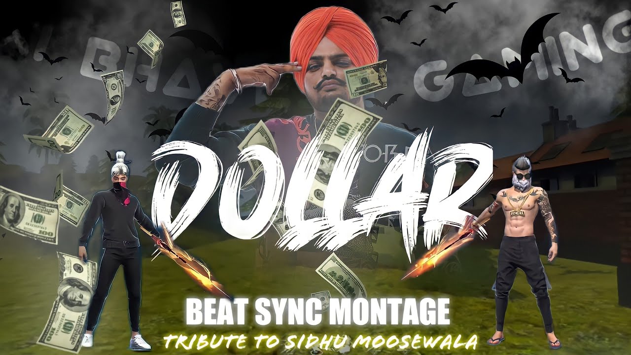|| Dollar song✨ || Tribute To Sidhu Moose Wala 😔 ||  #sidhumoosewala #dollar #xibhaveshgaming #viral