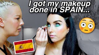 a top rated barcelona makeup artist did my makeupand i was shocked