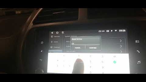 Eonon side icons setup fail and unable to be factory reset with password