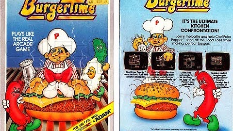 Burger time on the Colecovision