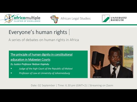 "The principle of human dignity in constitutional adjudication in Malawian Courts" by Redson Kapindu hqdefault