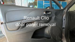 Renault Clio 2019 2023 Door Panel Removal
