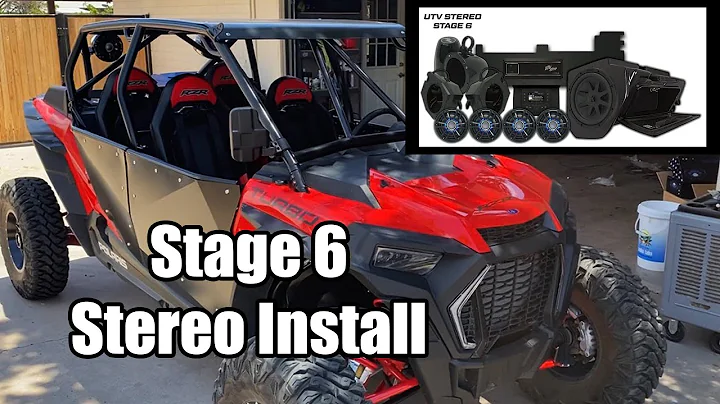 UTV Stereo Stage 6 Install on RZR!