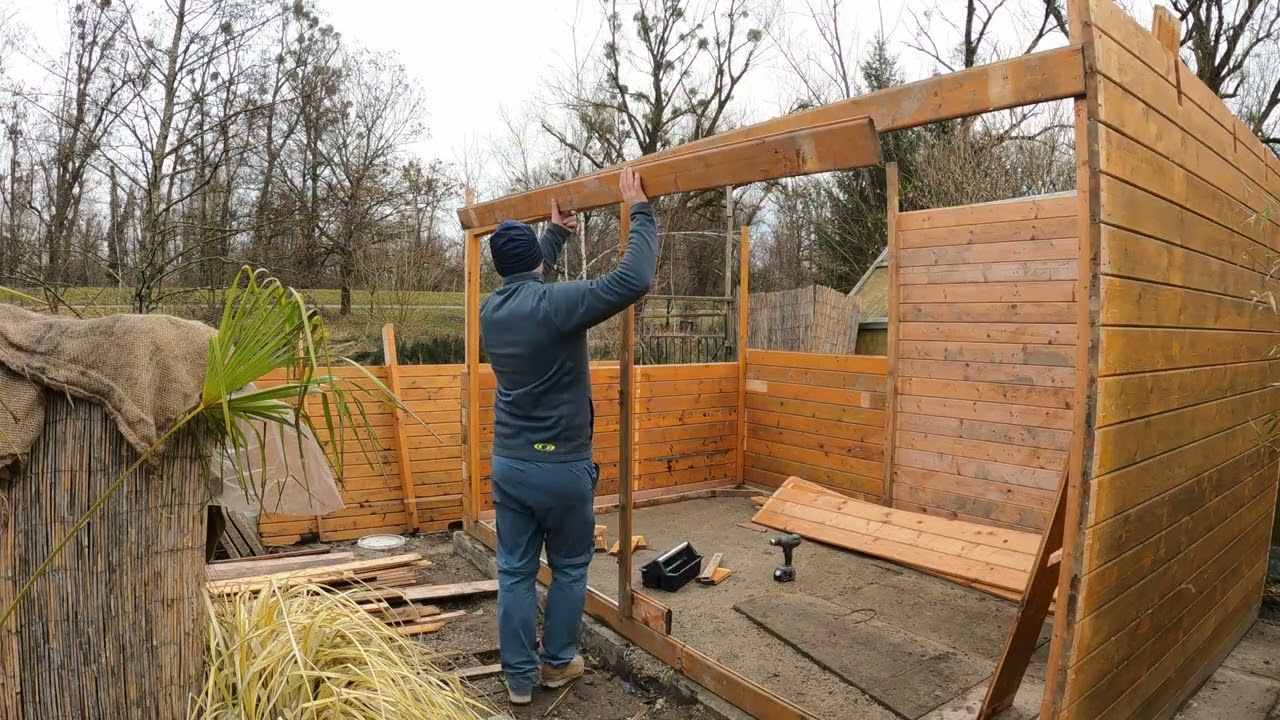 Building A Backyard Wooden Shed | Complete DIY Build
