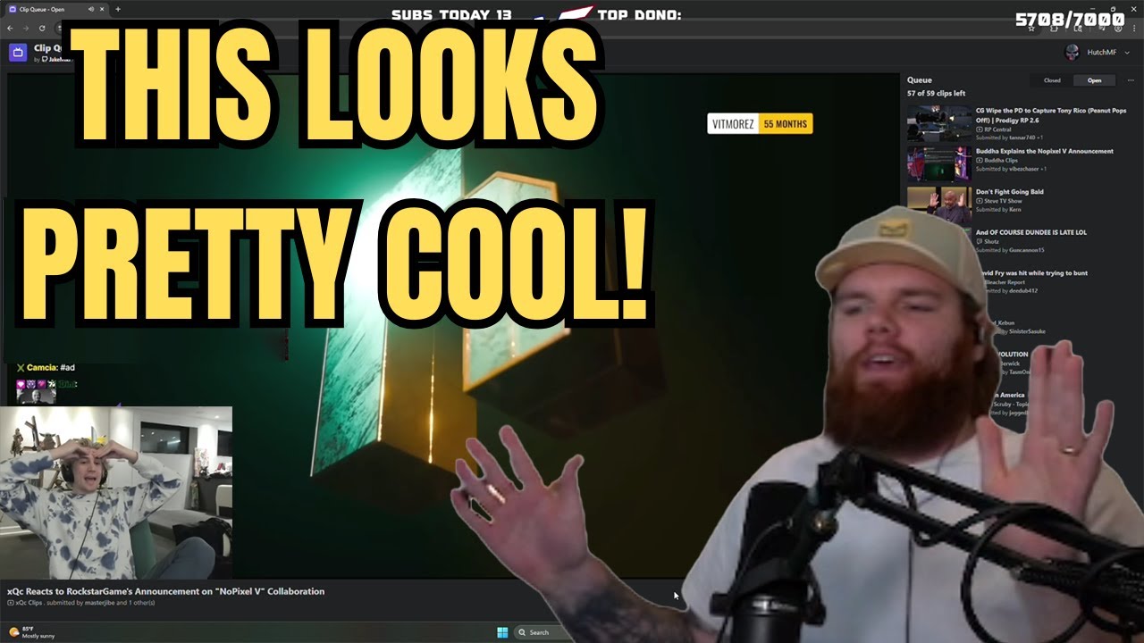 Реакция Хатча на анонс NoPixel V, удаление графики PD и другие RP-клипы