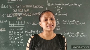 Class-4th || Maths || Chapter-5 || Factors and Multiples || Part-2 ||Exercise 5.3