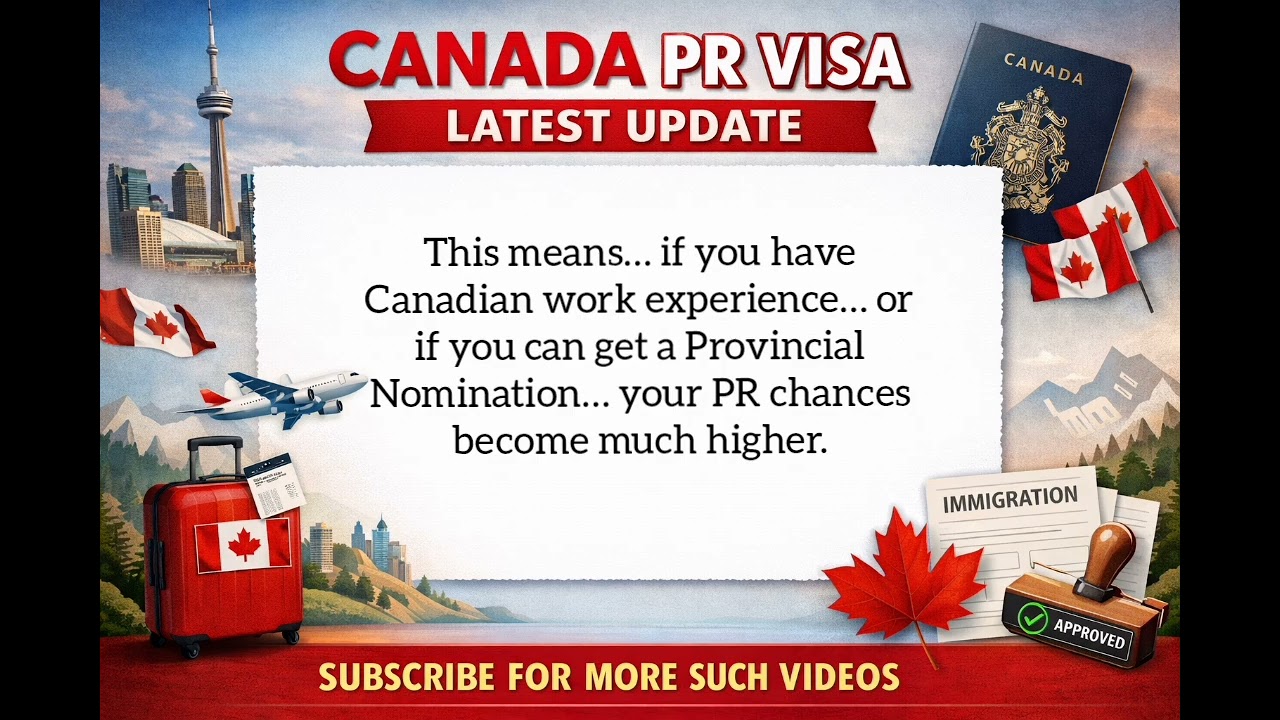 Canada PR Latest Update 2026 | Express Entry New Draws | CRS Score & New Rules Explained