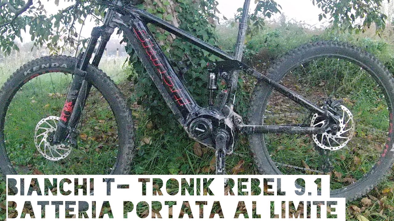 Bianchi T Tronik Rebel 9.1: batteria portata al limite - YouTube