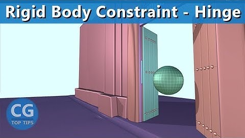 Rigid Body Constraint Hinge in Blender
