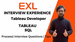 EXL Interview Experience | EXL Tableau Developer Interview Questions & Answer | 2-5 Years Experience