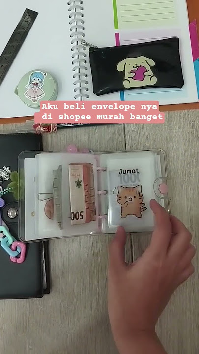 Binder   dompet mini 3 ring buat budgeting