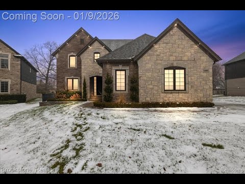 54085 Deadwood Ln, Shelby Township, MI home video tour