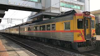 317次自強號(DR2900+DR3000型)九曲堂站1B月台停車+開車