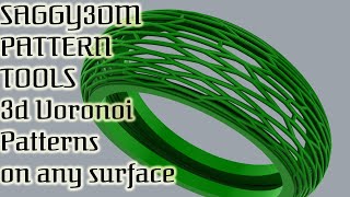 Full Saggy3dm Pattern Tools - 6 | Voronoi pattern on any surface News