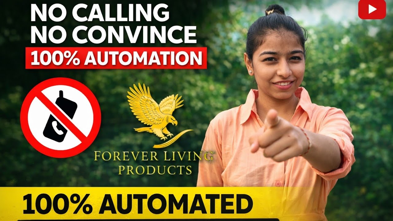 No calling no convincing 100% automation earn on | flp| tlf | forever living products|tlf