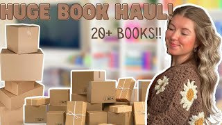 huge book haul | 20 + new books!!