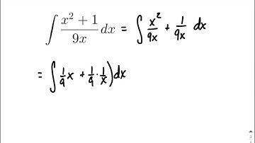 Definite integral by rewriting rational function