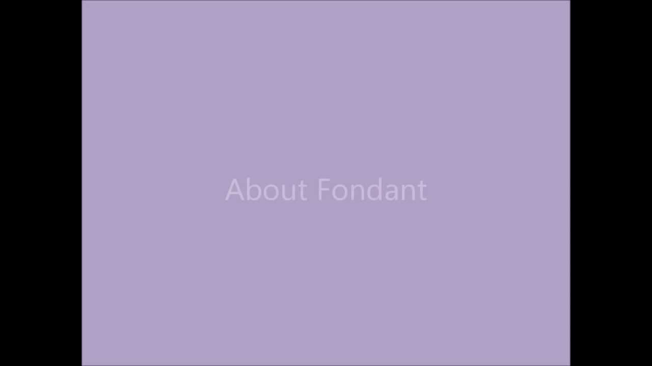 Fondant basics