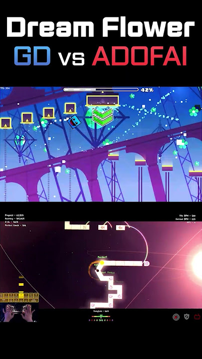 Geometry Dash vs ADOFAI : Dream Flower
