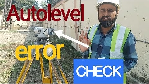 How to check Autolevel Error Simple method || Autolevel ka Error kese check kare ||