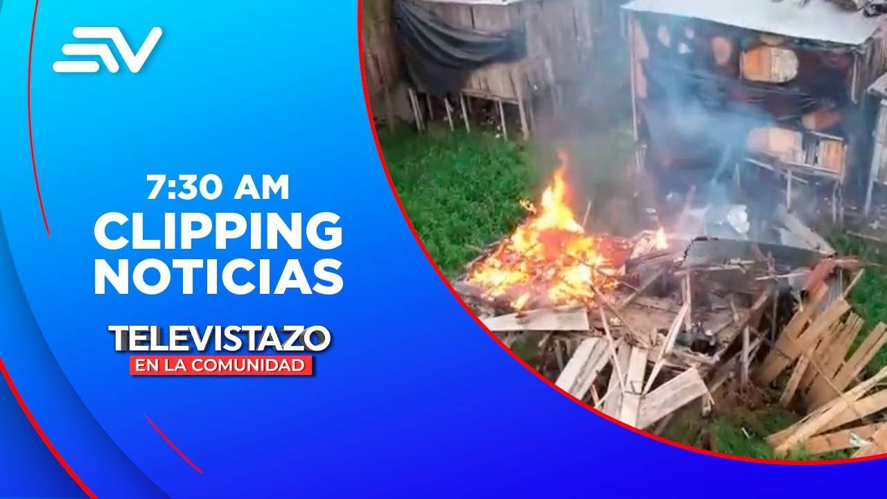 Durán, los policias destruyeron 2 casas usadas para llevar a secuestrados  | Televistazo | Ecuavisa