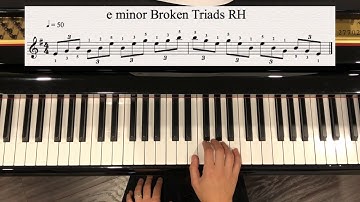 E minor Triads (Level 1 RCM)