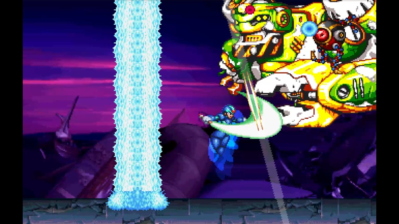 Mega Man X: Viral Nightmare - X Saber Only (Intro Stage) - YouTube