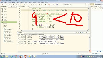 73 尚硅谷 JS基础 数组的遍历