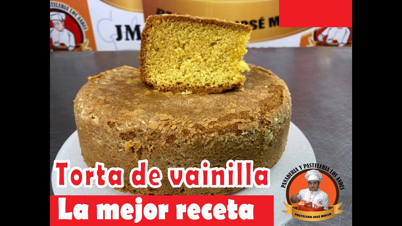 TORTA DE VAINILLA LA MEJOR RECETA