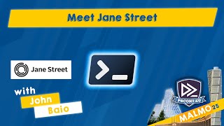 Meet Jane Street - John Baio - PSConfEU 2025
