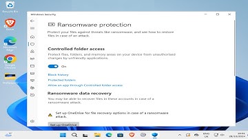 How To Enable Ransomware Protection in Windows Defender in Windows 11