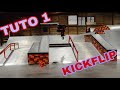 Tuto 1  le kickflip en skate