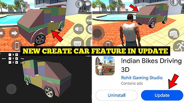 New Create Car Feature Cheat Code in Indian Bike Driving 3D 🤯🔥| New Update Props Car 😍|Harsh in Game