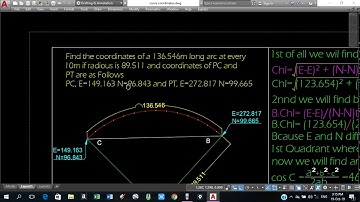 Curve coordinates calculations part-1