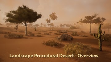 Landscape Procedural Desert for UE5 - Overview