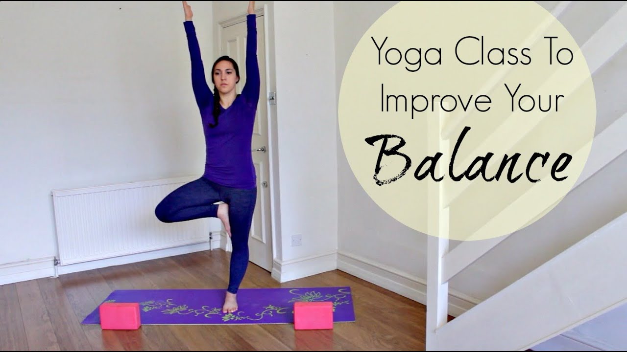 30 Min Yoga for Balance | Full Hatha Yoga Class for Beginners | ChriskaYoga beginner yoga at home