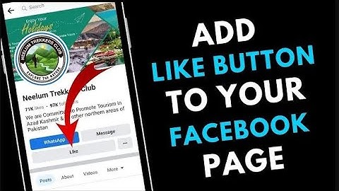 How to Add Like Button on Facebook Page | Facebook Page Like Button