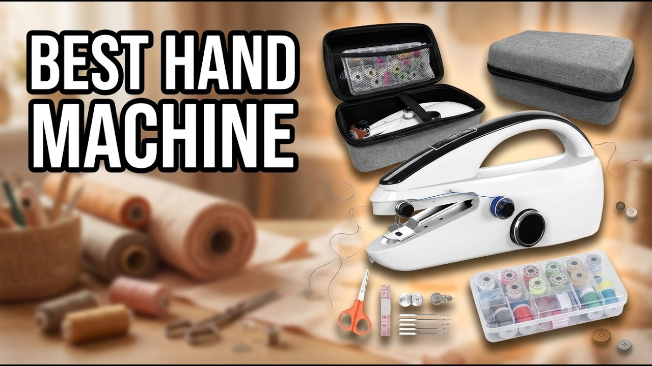Best Hand Sewing Machine In Amazon: Top 4 Portable Handheld Sewing Machines 2026