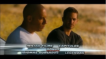 Fast & Furious (2009) - Dvd Menu Walkthrough