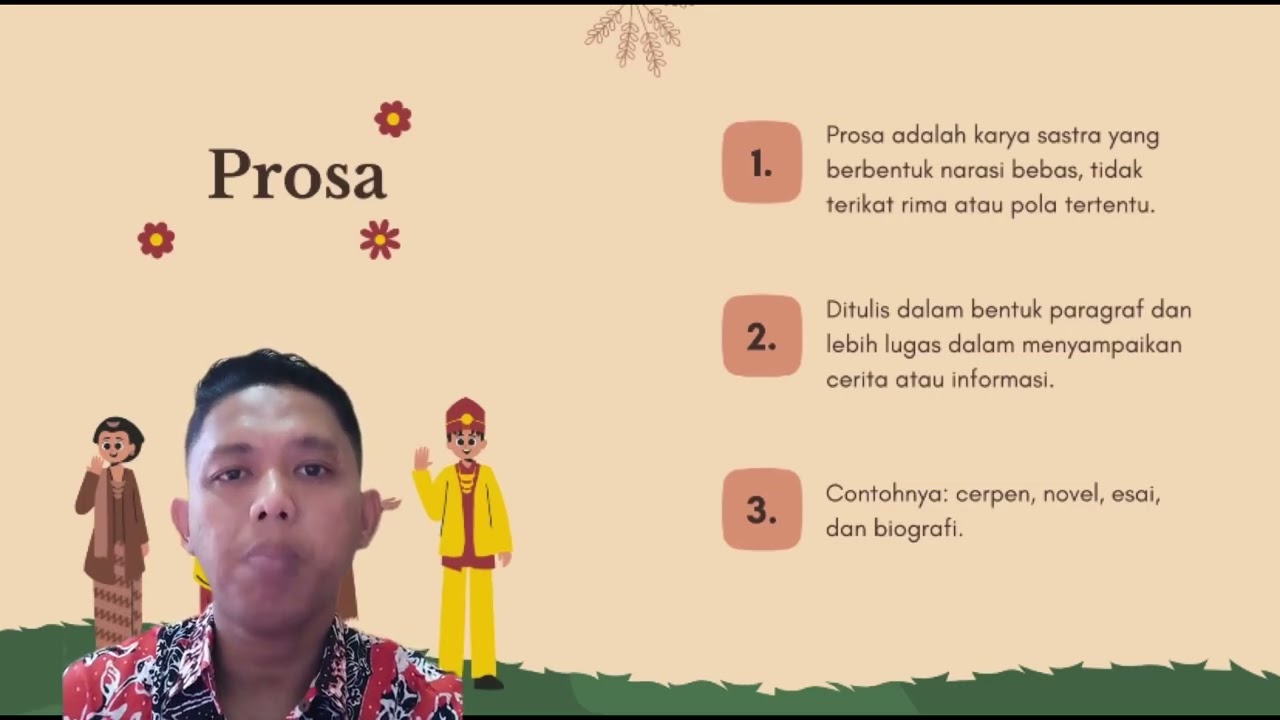 Menemukan Perbedaan antara Karya Puisi, Prosa, dan Drama. // Rizqa Pamula Wahyudi