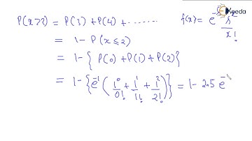 Discrete RV Poisson Distribution Explained QUESTION-1 | Engineering Mathematics | GATE | CSE