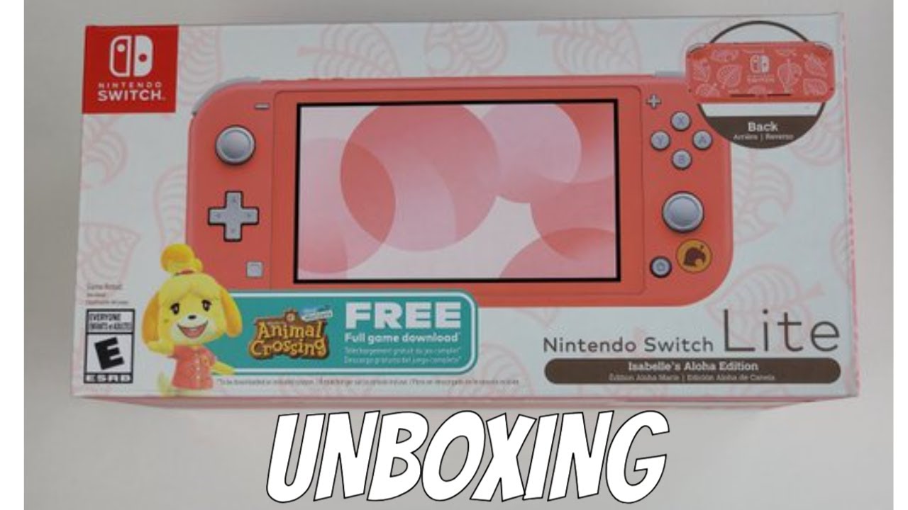 Console Nintendo Switch Lite - Isabelle Aloha Edition 