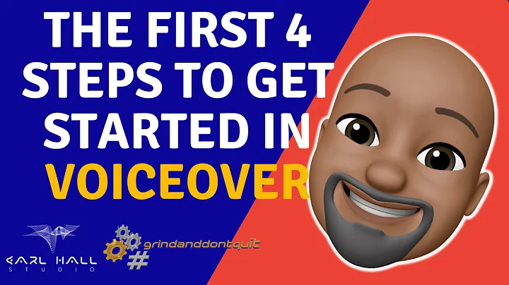 The FIRST 4 steps to get STARTED in VOICEOVER