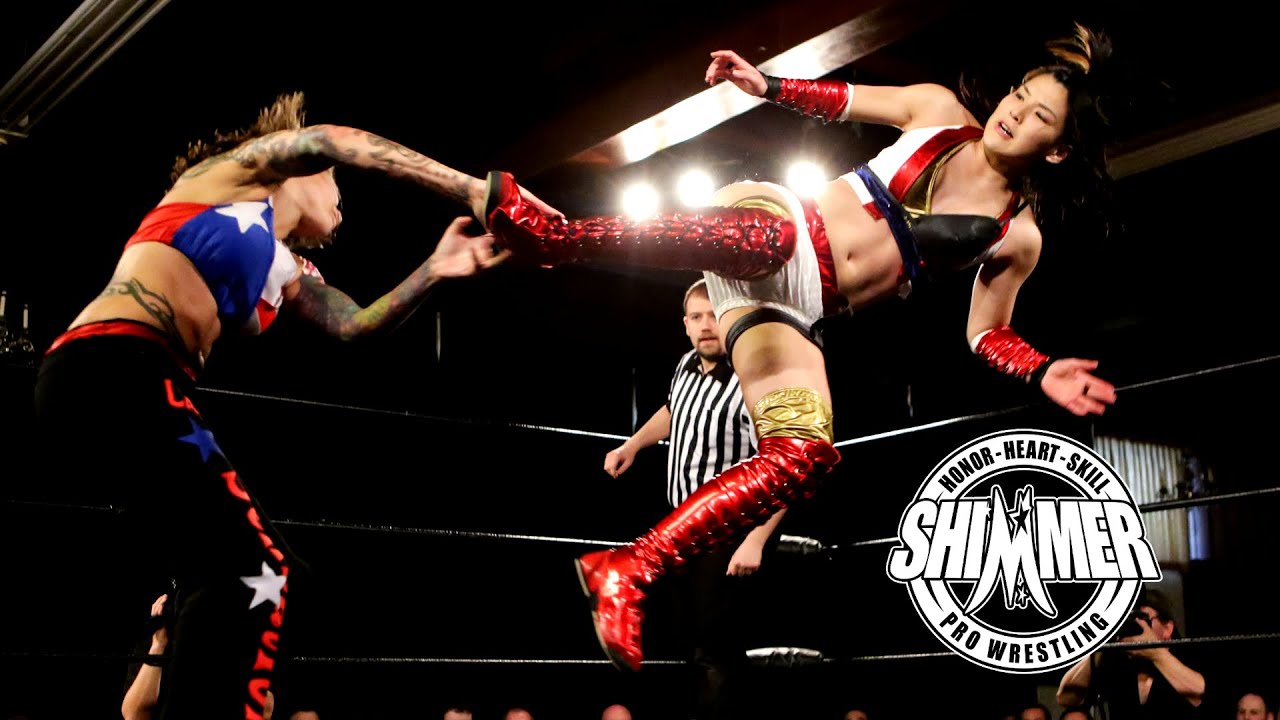 SHIMMER Women's Wrestling - Хикару Шида против Мерседес Мартинес - SHIMMER 65, 13 апреля 2014 г.